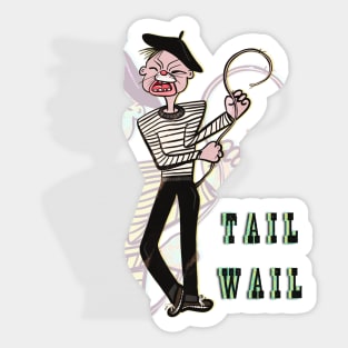 Tail Wail Sticker